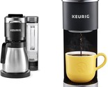 Keurig K-Duo Plus Single Serve &amp; Carafe Coffee Maker &amp; K-Mini Plus Singl... - £449.62 GBP