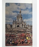 Orlando Florida Walt Disney World Cinderella Castle Unposted Vintage Pos... - £14.60 GBP