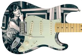 Guitar Skin Axe Wrap Re-skin Music Vinyl Lost in Transmission 979 - $45.49