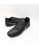 Nike Tiempo Legend Indoor Turf Soccer Shoes Cleats Mens 8 Black AH7245-001 - $31.49