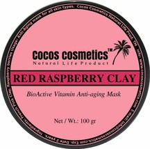 Raspberry facial mask Raspberry French Pink Clay facial antioxidant mask - £13.84 GBP