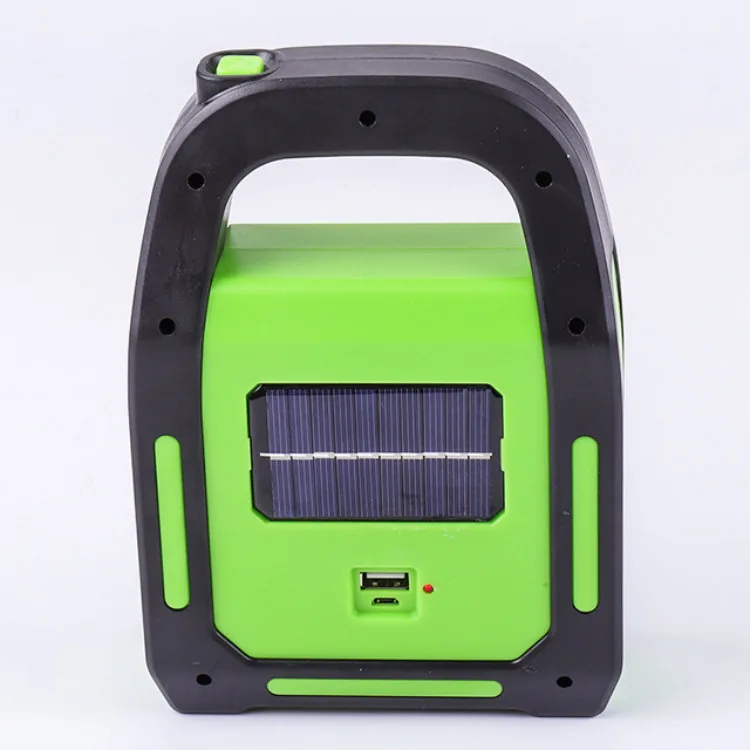 LED outdoor portable work light searchlight solar cob camping light comes with U - £76.26 GBP
