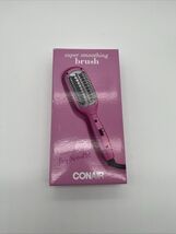 Conair Mini Pro Brush Ceramic Smoothing Straightening BC11RN Pink ~Pre-O... - $15.00