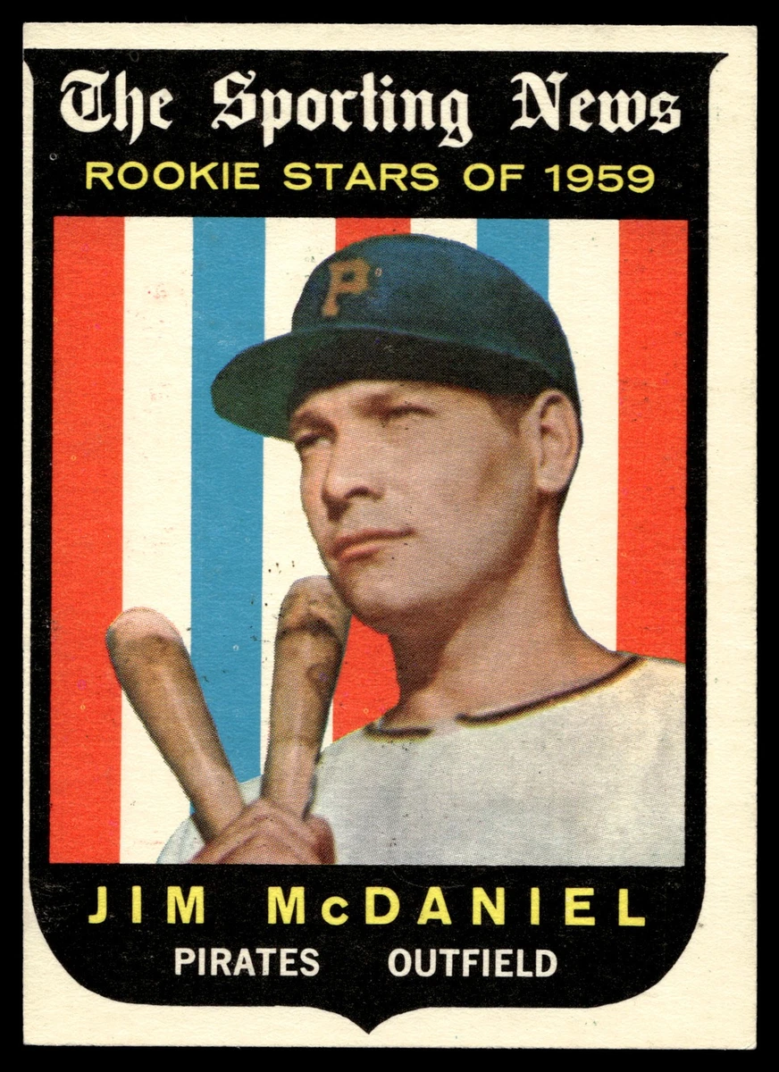 1959 Topps Jim McDaniel #134 RC Pittsburgh Pirates - $7.47