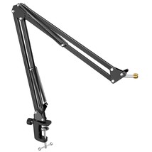 Microphone Arm Stand, Suspension Boom Scissor Mic Stand With Heavy Duty Clamp, 3 - £31.96 GBP