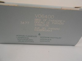 Party Lite Box (6) Bird Of Paradise Votive Candles V06400 Nos - £12.42 GBP