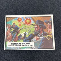 1962 Topps Civil War News Card #38 GENERAL GRANT  Vintage 60s Trading Cards - £31.54 GBP