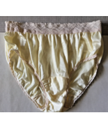 1970s Vintage BLUSH 100% Crepelon Lace Trim CD Panties Perfect S/5 28&quot; 30&quot; - $90.85 CAD