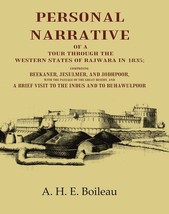 Personal Narrative of a Tour through the Western States of Rajwara i [Hardcover] - £41.00 GBP