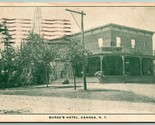 Burke&#39;s Hotel Canoga New York Ny 1907 DB Cartolina B13 - $40.93