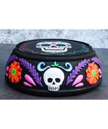 Gothic Tribal Tattoo Sugar Skulls Floral Day Of The Dead Coasters And Ho... - $35.54 CAD