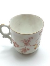 Limoges of France Elite Works Demitasse Cups 4 Antique Floral Pattern Gold Trim - £36.58 GBP