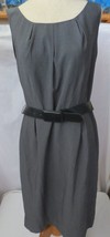 Calvin Klein Charcoal Tailored  Lined Sheath Secretary Pencil Dress Sz 1... - £51.14 GBP