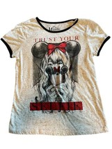 Girls Disney XL Short Sleeve Shirt Minnie Mouse Trust Your Selfie 14-16 - £7.10 GBP