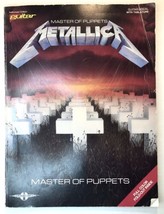 METALLICA Master of Puppets Guitar Tablature / Vocal Sheet Music Song Bo... - $15.00