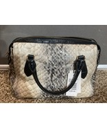 Brahmin Handbag Micaela Black Rockaway Genuine Leather - $173.25