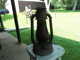 Dietz No. 2 Blizzard Barn Lantern With Red Globe - $90.00