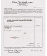 14K Yellow Gold Diamond Solitaire .35 CTW- Free Ship Free Sizing Free Ap... - $577.29 CAD