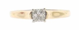 Authenticity Guarantee 
14k YG .39 CTW Diamond Solitaire Cathedral -50% off A... - £482.55 GBP
