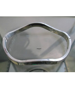 Wavy Curve Design .925 Sterling Silver Bangle Bracelet- Free Shipping- - $108.65 CAD