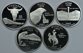 2007 S State quarters silver proof set - £22.78 GBP