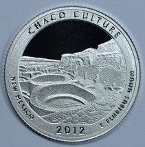 2012 S Chaco Culture America the Beautiful silver proof quarter - £8.24 GBP
