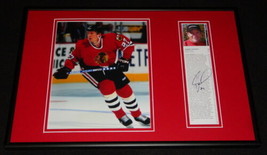 Jeremy Roenick Signed Framed 12x18 Photo Display Blackhawks - £54.50 GBP