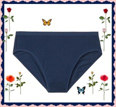 XXL Ensign Navy Stretch Cotton Waist Victorias Secret High Leg Waist Brief Panty - £8.78 GBP