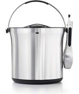 OXO Ice Bucket and Tongs Set - Brushed Stainless Steel - $1,689.34 MXN