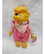 Vintage 1992 Berenstain Bear Sister Plush Rubber Face Toy With Tag 7&quot; - $29.69