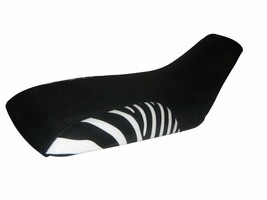 Suzuki LT230 Quadrunner Seat Cover 1985 To 1988 Zebra On Side Black On Top #JU89 - $42.99