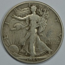 1945 D Walking liberty circulated silver half dollar - $14.25