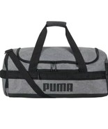 PUMA Evercat Contender Duffel Bag, Heather Gray &amp; Black Gym Bag - $14.85