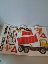 Roomates Peel and stick Wall Decals Trucks and Heavy Equipment Decals - £4.90 GBP