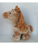 All Mine Plush Giraffe Brown Tan Plush Stuffed Animal  Yarn Mane Toy 11&quot;... - $558.76 MXN