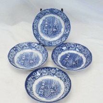 Liberty Blue Fruit Bowls 5&quot; Lot of 4 - £14.06 GBP