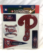 PHILADELPHIA PHILLIES MLB Baseball 3D Magnet SET NEW - $14.85