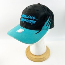 Vintage 90s Carolina Panthers Hat Cap SPL 28 Blue Black Football NFL Adj... - £18.68 GBP