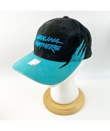 Vintage 90s Carolina Panthers Hat Cap SPL 28 Blue Black Football NFL Adj... - $34.27 CAD