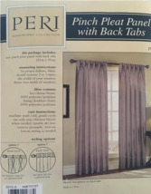 Peri Pinch Pleat Curtain Panel 95" Window Curtain Amethyst New Damaged package - $17.33