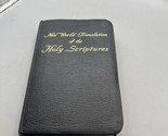New World Translation of the Holy Scriptures 1961 Leather 7th Print Blac... - $12.86