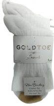3 Pair Gold Toe Casuals Women&#39;s Non Binding Comfort Top Socks Shoe Size ... - $24.66 CAD