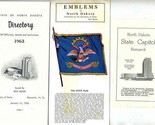 North Dakota Directory State Capitol and Emblems Brochures 1963 - $27.72
