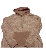 Simply Vera Wang Women’s Medium Velour Hoodie Sweatshirt Soft Zip Up Lou... - $292.84 MXN