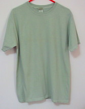 Mens Gildan NWOT Light Green Short Sleeve T Shirt Size Large - £3.95 GBP