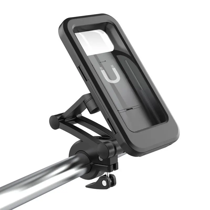 Bicycle Motorcycle Navigation Phone Holder Multi-axis Folding Base Magne... - £151.64 GBP