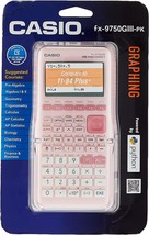 Casio fx-9750GIII Pink Graphing Calculator (fx-9750GIII-PK) - £66.32 GBP