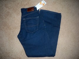 Men&#39;s Bullhead Denim Co. Rincon Straight Blackened Indigo Denim Jeans Pants New - £27.51 GBP
