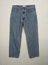 Levi Strauss Mens Jeans Relaxed Fit Size 38X30 Cotton Blue - $15.01