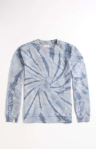 MEN&#39;S GUYS ALTAMONT DIE CREW FLEECE PULLOVER SWEATSHIRT BLUE TIE DYE NEW... - £37.56 GBP